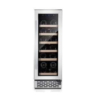 Customized Small Built In Wine Refrigerator Wine Cooler Built-In 19 Bottles Wine Cooler